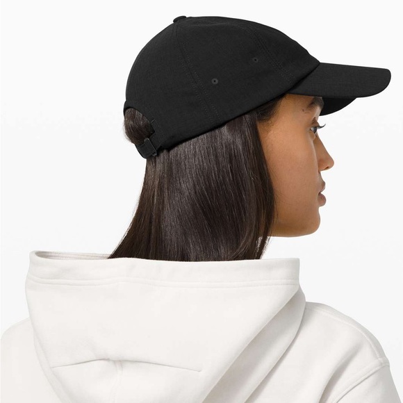Lululemon Athletica Black Baller Baseball Cap Dad Hat Soft Activewear Sporty OS - Picture 4 of 10